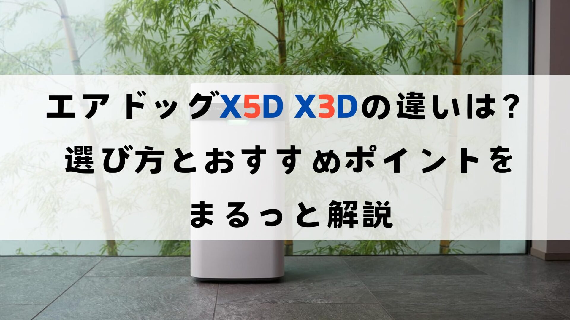 エアドックX5DX3Dの違いは？選び方とおすすめポイントをまるっと解説