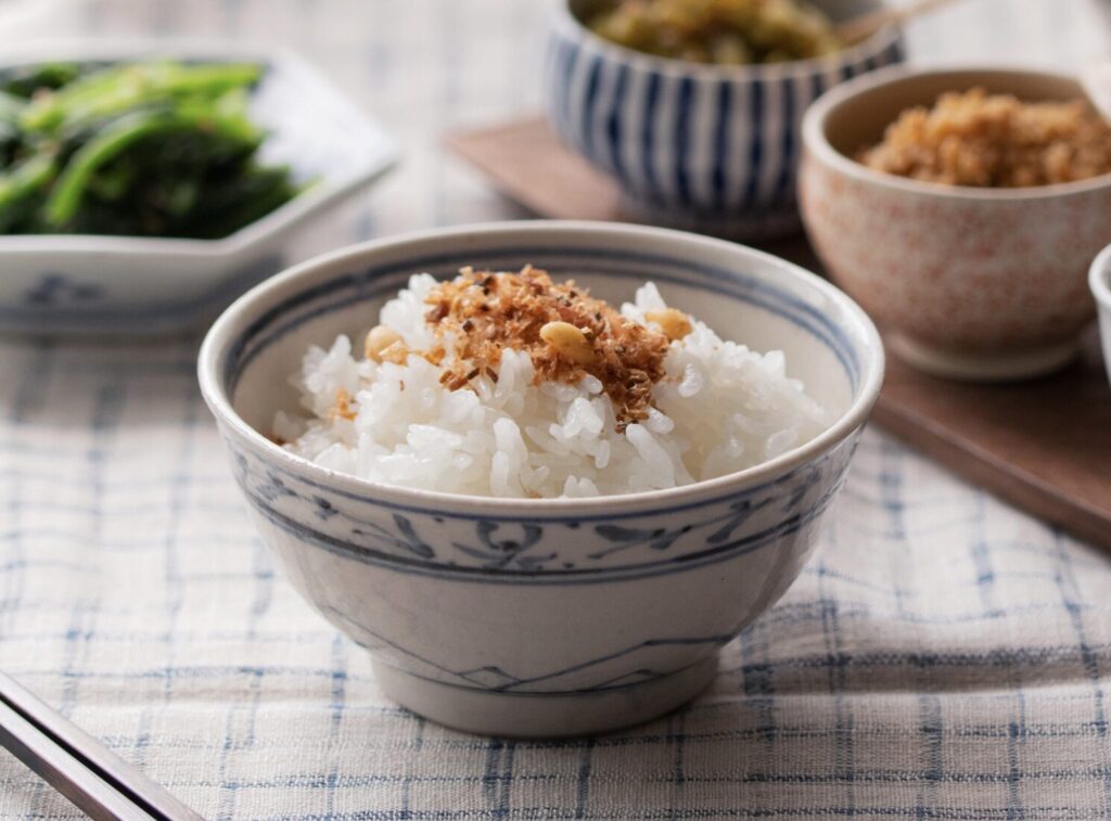 ご飯の粒立ちの良さ